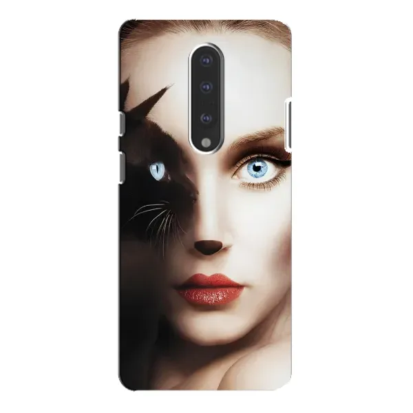 Чехол с рисунком «Женщина кошка» для OnePlus 7 Pro Чехол с рисунком «Женщина кошка» для OnePlus 7 Pro