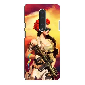 ЗСУ Чохли (TPU) для OnePlus 7 Pro (Жінка солдат)