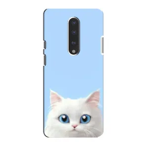 Чехол на тематику: Коты для OnePlus 7 (Белый кот)