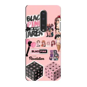 Чехол с рисунком «BLACK PINK коллаж» для OnePlus 7