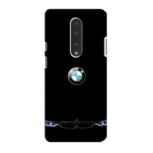 Силіконовий бампер з картинкою машини на OnePlus 7 (Чорний BMW)