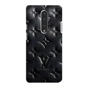 Текстурний Чохол Louis Vuitton для ВанПлас 7 (Чорний ЛВ)