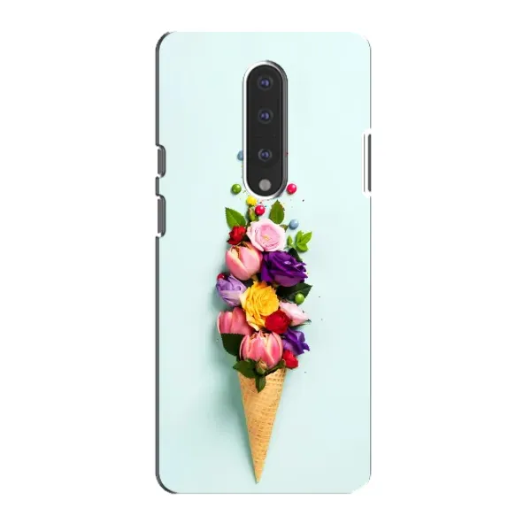 Чехол с рисунком «Цветок-мороженное» для OnePlus 7 Чехол с рисунком «Цветок-мороженное» для OnePlus 7