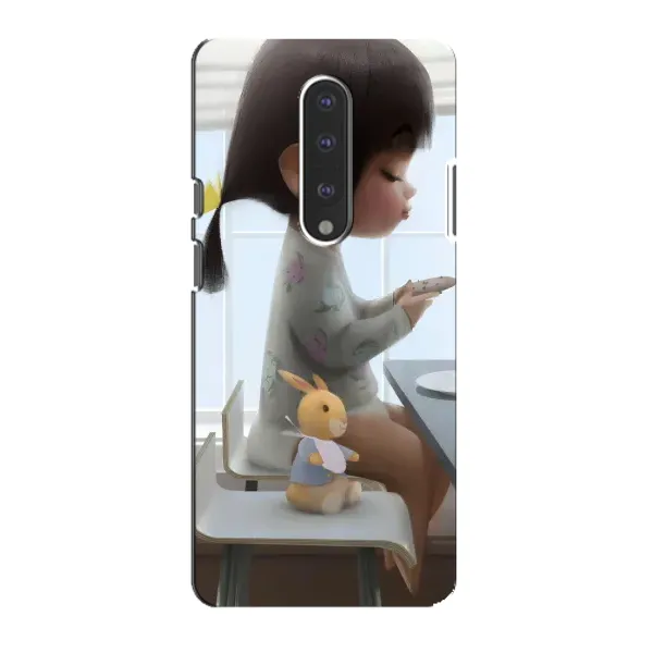 Чехол с рисунком «Девочка с игрушкой» для OnePlus 7 Чехол с рисунком «Девочка с игрушкой» для OnePlus 7