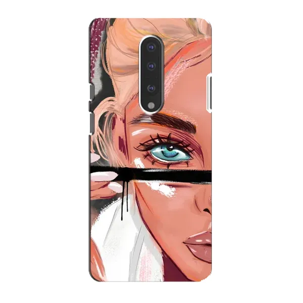 Чехол с рисунком «Девушка и ресницы» для OnePlus 7 Чехол с рисунком «Девушка и ресницы» для OnePlus 7