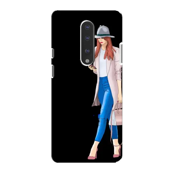 Чохол з малюнком «Дівчина з телефоном» для OnePlus 7 Чохол з малюнком «Дівчина з телефоном» для OnePlus 7
