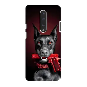 Чохол з малюнком «Доберман злий» для OnePlus 7
