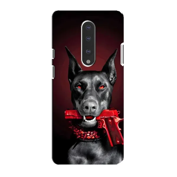 Чохол з малюнком «Доберман злий» для OnePlus 7