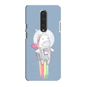 Чехол Unicorn на OnePlus 7 (Единорог космонавт)