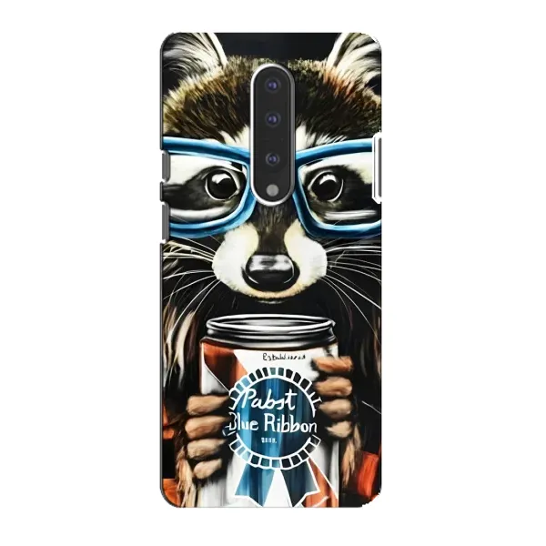 Чехол с рисунком «Енот в очках» для OnePlus 7 Чехол с рисунком «Енот в очках» для OnePlus 7