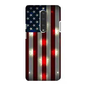 Чехол Флаг USA для OnePlus 7 (Флаг США 2)