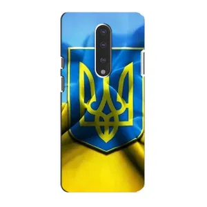 Чехол с картинкой (Патриотический ГЕРБ) на OnePlus 7 (Герб и Флаг Украины)