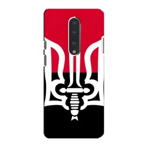 Чехлы УПА (Красно-Чёрный) на OnePlus 7 (Герб Украины)