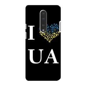 Силиконовый Чехол на OnePlus 7 (Я-Украина) (I Love UA)