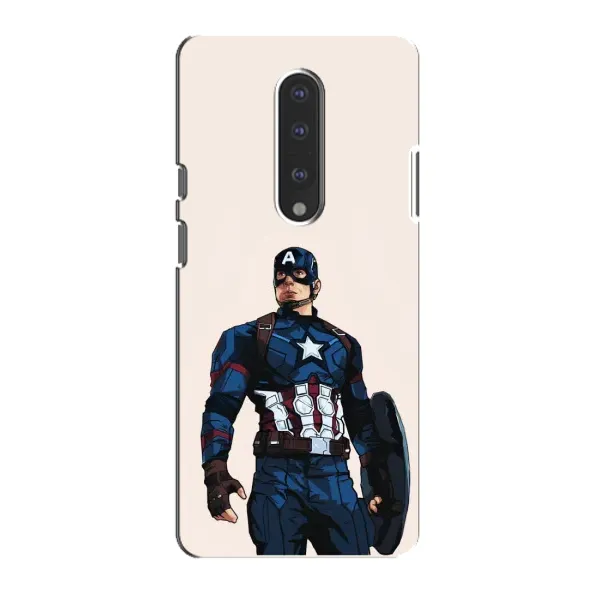 Чехол с рисунком «Капитан Америка» для OnePlus 7