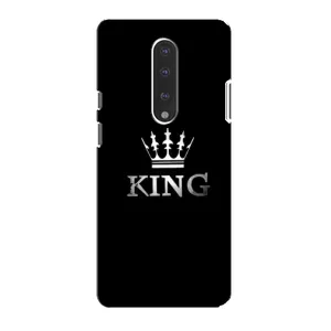 Чехол (Корона на чёрном фоне) для ВанПлас 7 (KING)