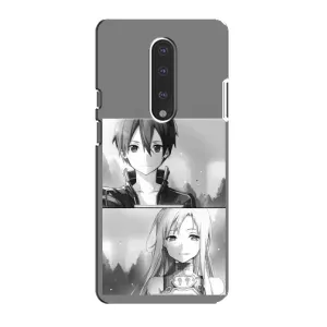 Чехол с персонажами АНИМЕ на OnePlus 7 (Кирито-Асуна)