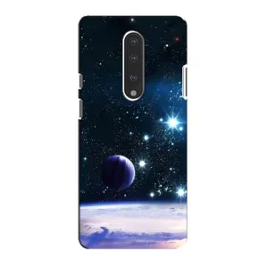 Чехол (ТПУ) с планетами на OnePlus 7 (Космический вид)