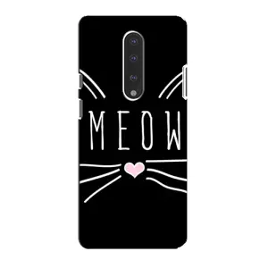 Бампер с изображением Котиков для ВанПлас 7 (КОТИК MEOW)