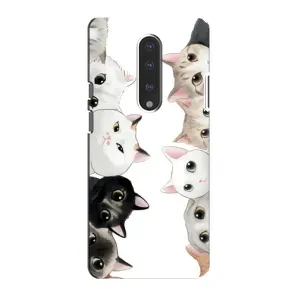 Силиконовый чехол с котиком для OnePlus 7 (Коты)
