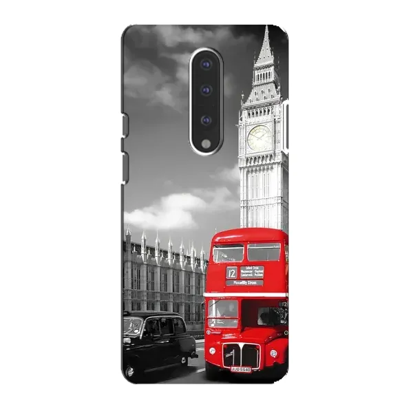 Чехол с рисунком «Красный автобус» для OnePlus 7 Чехол с рисунком «Красный автобус» для OnePlus 7