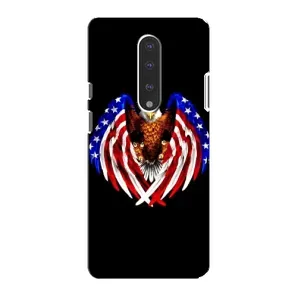 Чехол Флаг USA для OnePlus 7 (Крылья США)