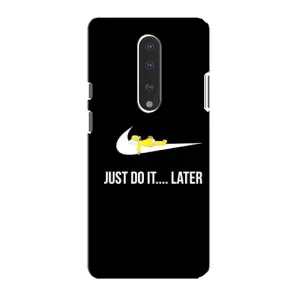 Силиконовый Чехол на OnePlus 7 с картинкой Nike (Later)