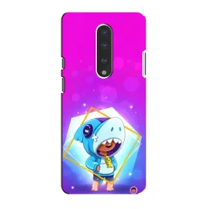 Чехол Бравл Старс для OnePlus 7 (Леон в костюме Акулы)