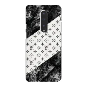 Чехол Стиль Louis Vuitton на OnePlus 7 (LV на белом)