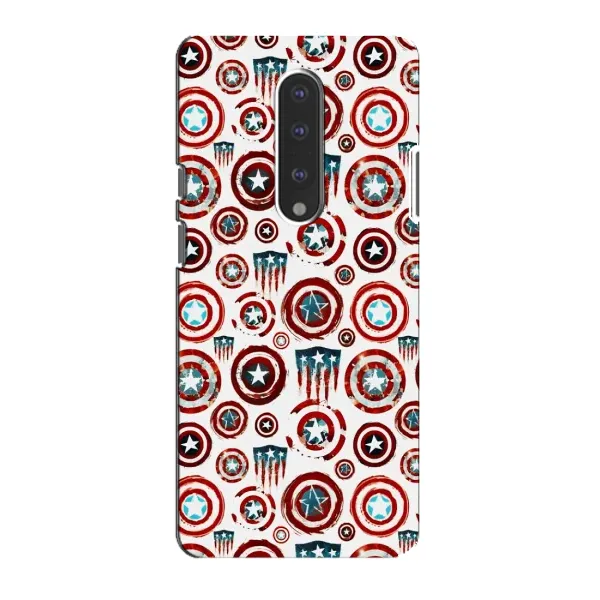Чохол з малюнком «Марвел щити» для OnePlus 7 Чохол з малюнком «Марвел щити» для OnePlus 7