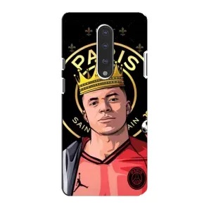 Чехол (TPU) с Футболистом на OnePlus 7 (Mbappe King)
