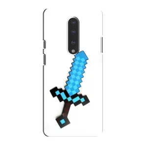 Чехлы для OnePlus 7 (Персонажи Майн Крафт) (Меч)