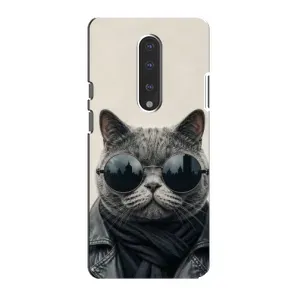 Чехол на тематику: Коты для OnePlus 7 (Модный кот)