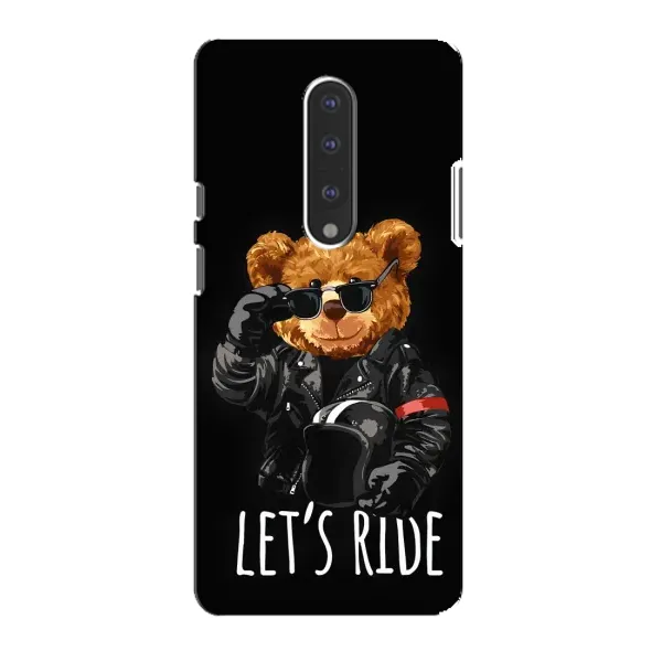 Чехол с рисунком «Модный Мишка» для OnePlus 7