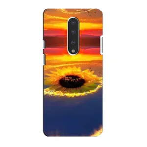 Чехлы с картинкой Подсолнухов для ВанПлас 7 (Небо подсолнух)
