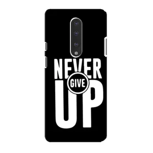 Силиконовый Чехол на OnePlus 7 с картинкой Nike (Never Give UP)