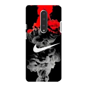 Силиконовый Чехол на OnePlus 7 с картинкой Nike (Nike дым)