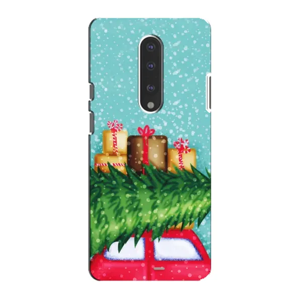 Чехол с рисунком «Новогодние подарки» для OnePlus 7 Чехол с рисунком «Новогодние подарки» для OnePlus 7