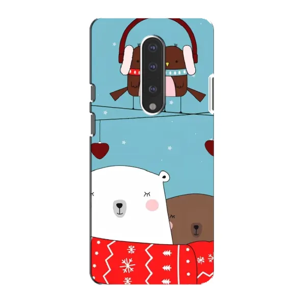 Чехол с рисунком «Новогодний медвеженок» для OnePlus 7 Чехол с рисунком «Новогодний медвеженок» для OnePlus 7