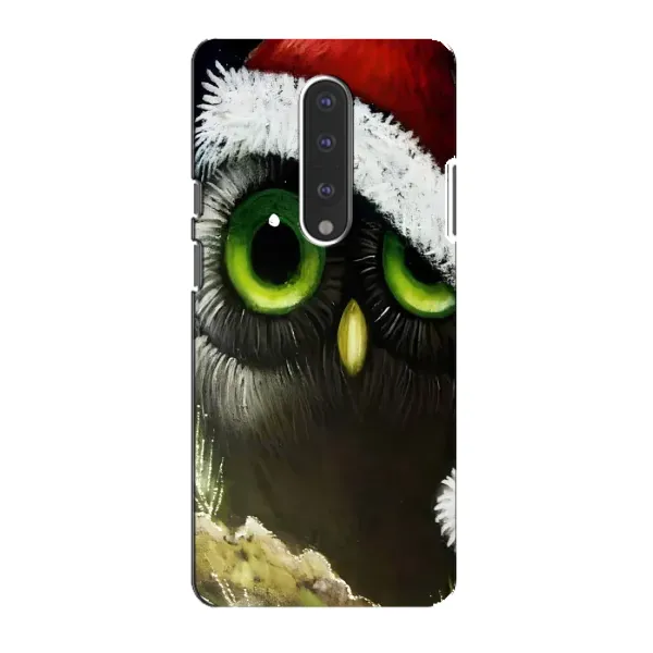 Чехол с рисунком «Новогодняя Сова» для OnePlus 7 Чехол с рисунком «Новогодняя Сова» для OnePlus 7