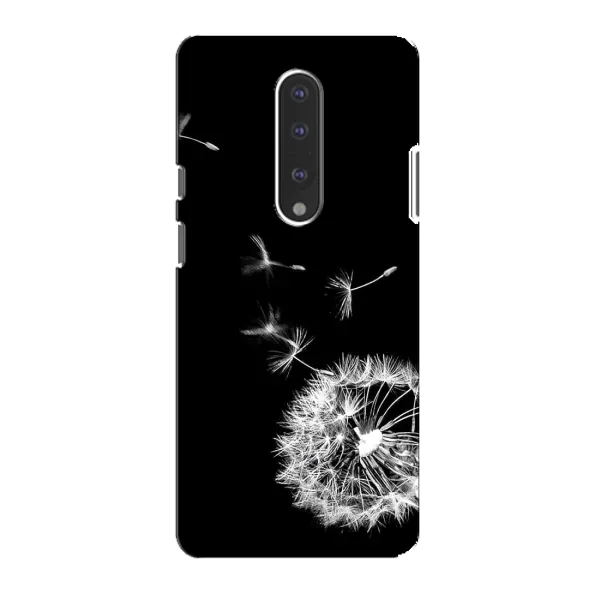 Чехол с рисунком «Одуванчик на чёрном» для OnePlus 7 Чехол с рисунком «Одуванчик на чёрном» для OnePlus 7