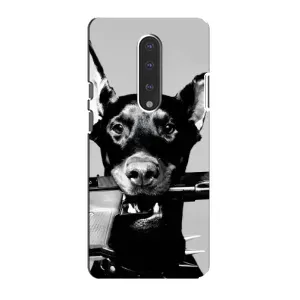 Чохол з малюнком «Небезпечний доберман» для OnePlus 7