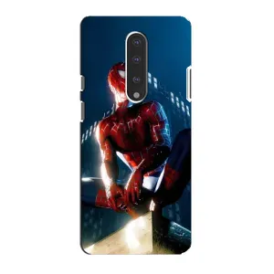 Чехол Супергерой Человека Паука на OnePlus 7 (Паук на доме)