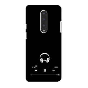 Чехол с картинками на черном фоне для OnePlus 7 (Плеер)