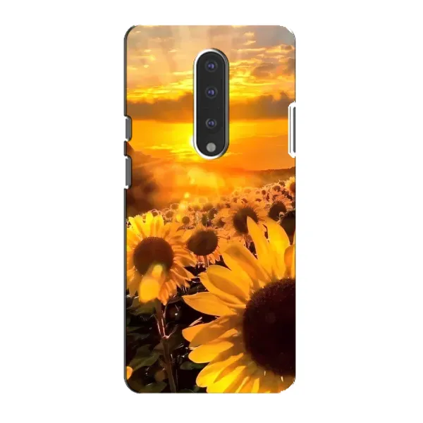 Чехол с рисунком «поле подсолнухов» для OnePlus 7