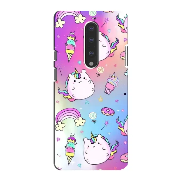 Чехол с рисунком «Радуга и Единорог» для OnePlus 7