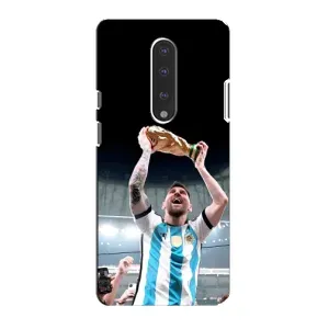 Чехлы Лео Месси Аргентина для OnePlus 7 (Счастливый Месси)