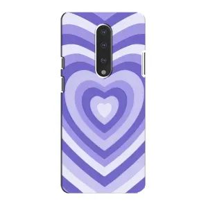 Чехлы с тематикой "Маленькие Сердечки" на OnePlus 7 (Сердце фиолет)