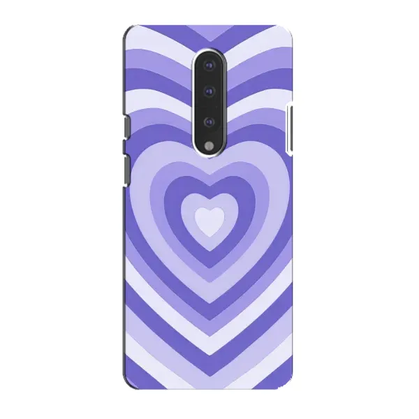 Чохол з малюнком «Серце фіолет» для OnePlus 7 Чохол з малюнком «Серце фіолет» для OnePlus 7