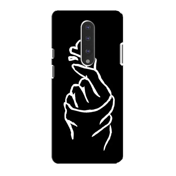 Чехол с рисунком «Сердце на черном» для OnePlus 7 Чехол с рисунком «Сердце на черном» для OnePlus 7